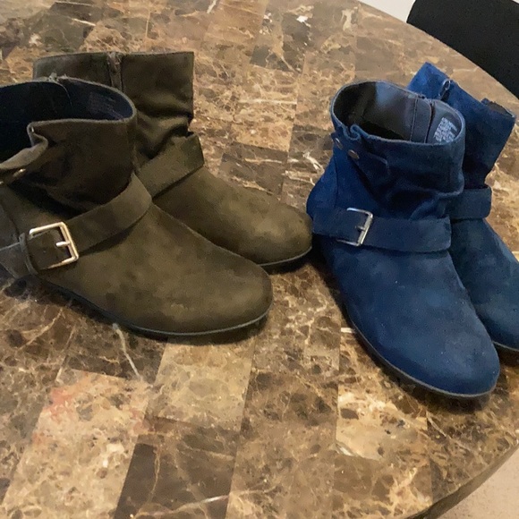 comfortview Shoes - 2 pair suede boots in like new condition 1 price